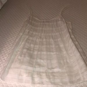 J Crew White linen blouse